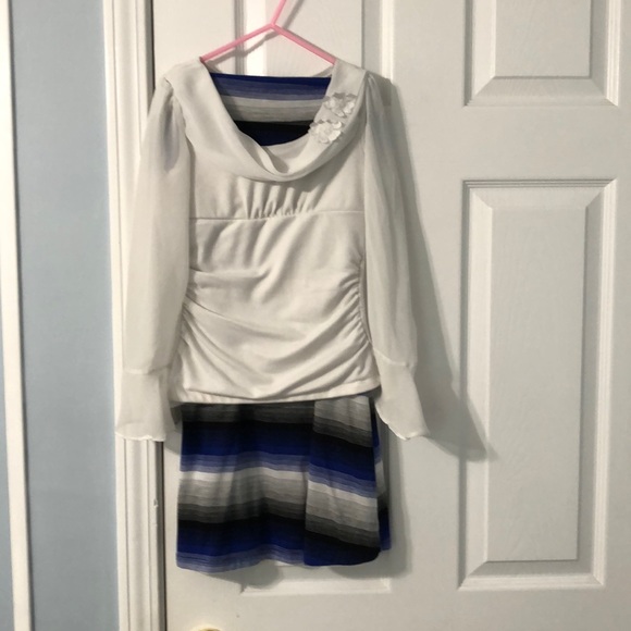 Cream color maxi skirt set size7/8 - Picture 2 of 6